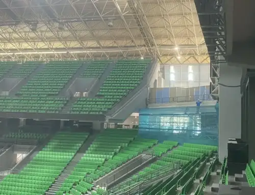 Ενίσχυση δοκών και πλακών από ΟΣ στο κλειστό γήπεδο μπάσκετ του ΟΑΚΑ